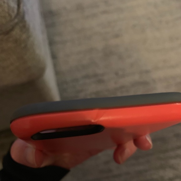 Otterbox 6 / 6s Coral and Grey Gray Phone Case - Picture 5 of 7